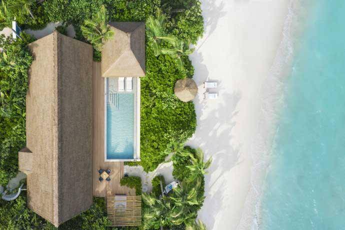 Two Queen Bedded Beach Villa with Pool, Waldorf Astoria Maldives Ithaafushi
