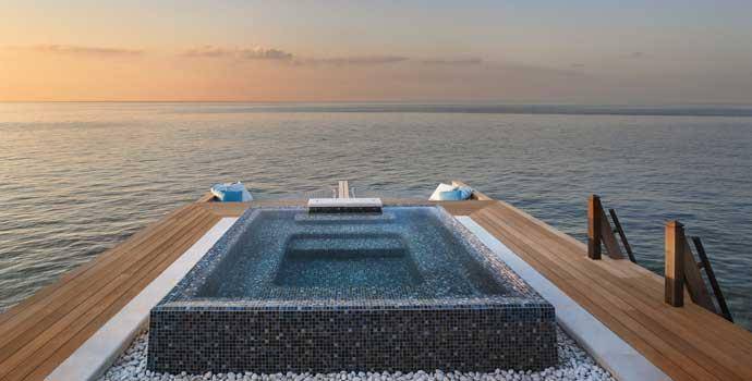 Pool, 3 Bedroom Overwater Villa with Pool, Waldorf Astoria Maldives Ithaafushi
