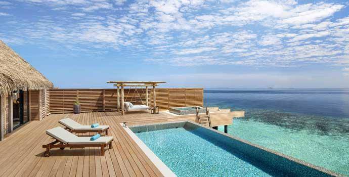 Pool, 2 Bedroom Overwater Villa with Pool, Waldorf Astoria Maldives Ithaafushi