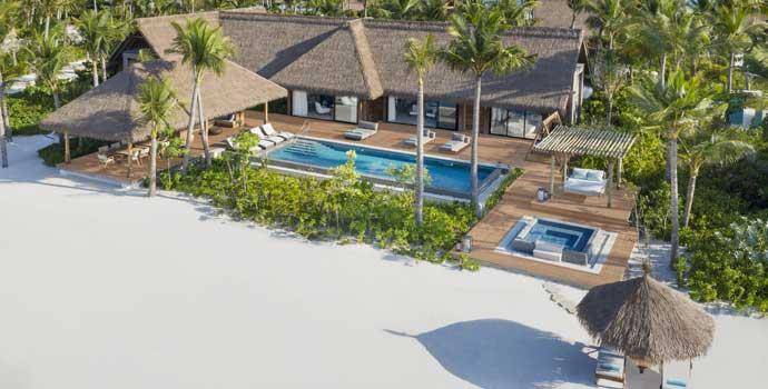 2 Bedroom Beach Villa with Pool, Waldorf Astoria Maldives Ithaafushi