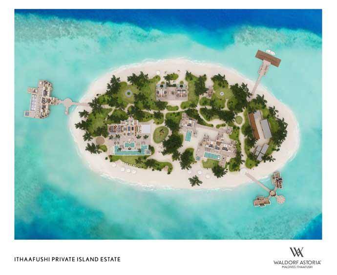 Ithaafushi Private Island, Waldorf Astoria Maldives Ithaafushi