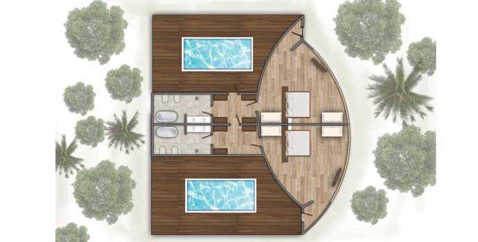 Maldivian Suite with Pool, Kihaa Maldives