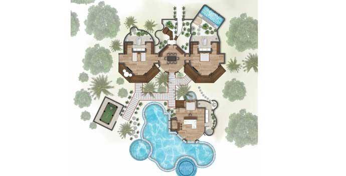 Three Bedroom Royal Suite with Infinity Pool , Kihaa Maldives