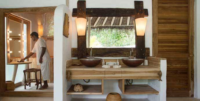 Badezimmer, Soneva Fushi Family Villa Suite, One Bedroom Villa Suite, Soneva Fushi Resort