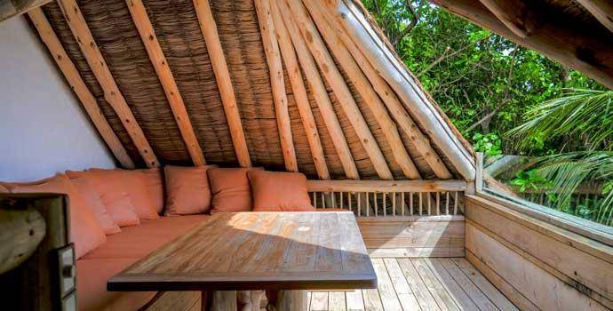 Balkon, Soneva Fushi Family Villa Suite, One Bedroom Villa Suite, Soneva Fushi Resort