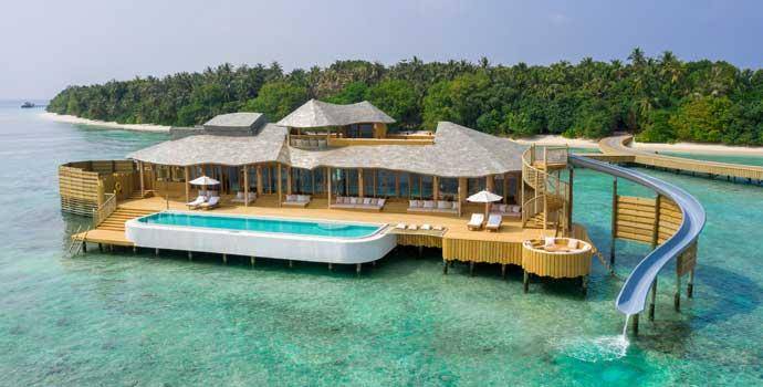 2 Bedroom Water Retreat with Slide, Two Bedroom Water Retreat, Soneva Fushi Resort