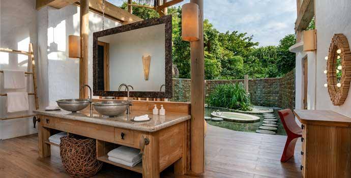 Badezimmer, Villa 37, Five Bedroom Residence with Pool, Soneva Fushi Resort