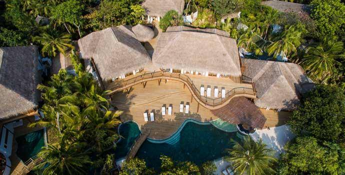 Aerial, Villa 42, Six Bedroom Private Residence with Pool, Soneva Fushi Resort