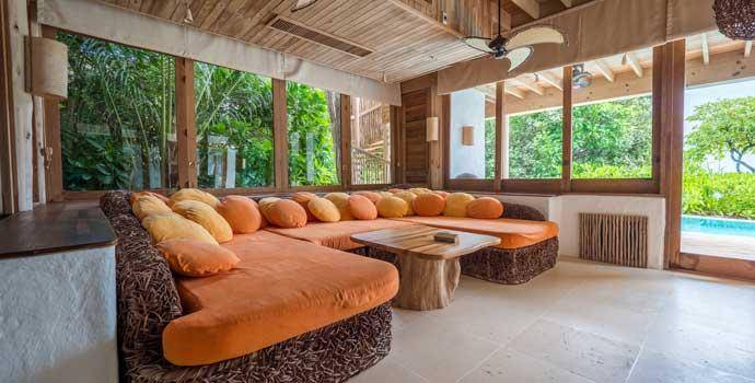 Wohnzimmer, Private Reserve, Nine Bedroom Residence with Pool, Soneva Fushi Resort