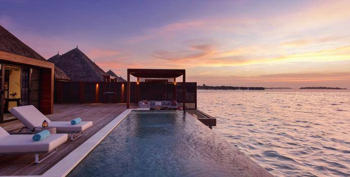 Sunrise Two Bedroom Water Suite with Pool, Four Seasons Resort Maldives at Kuda Huraa