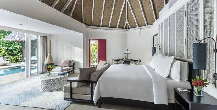 Deluxe Beach Pavillion with Pool, Four Seasons Resort Maldives at Kuda Huraa