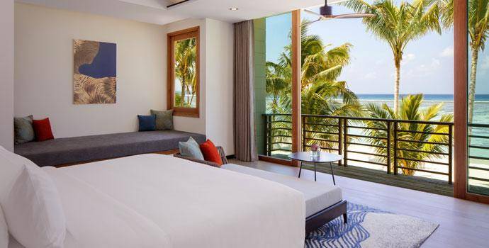 Wohnen, 2 Bedroom Family Beach Villa with Private Pool, Radisson Blu Resort Maldives