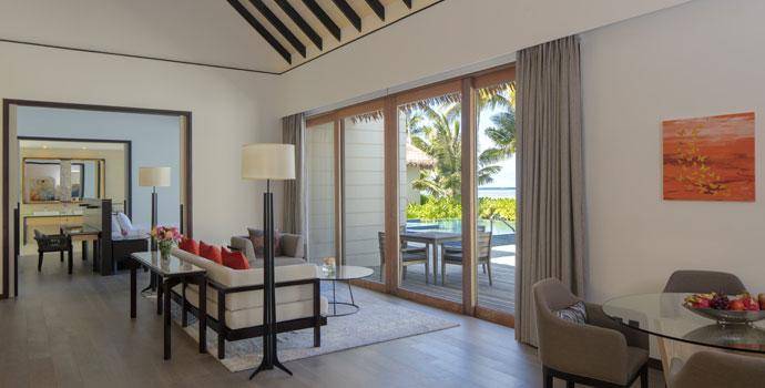 3 Bedroom Beach Suite Villa with Private Pool, Radisson Blu Resort Maldives