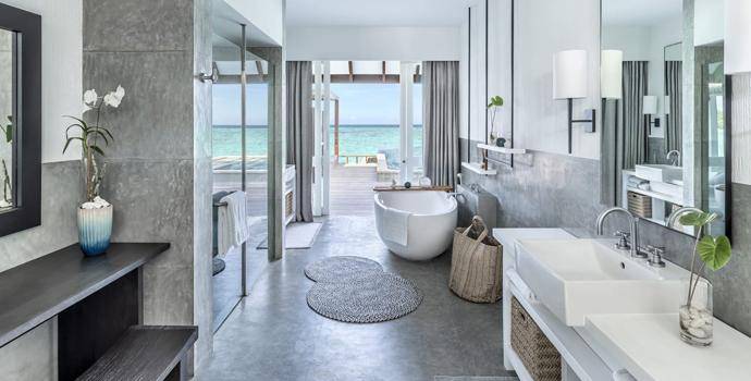 Sunrise Family Water Villa with Pool, Four Seasons Resort Maldives at Landaa Giraavaru
