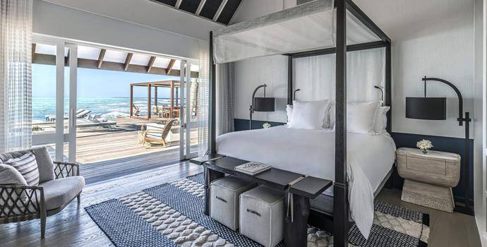 Sunset Three-Bedroom Water Suite,  Four Seasons Resort Maldives at Landaa Giraavaru