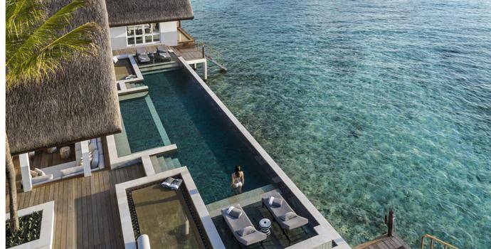 Sunrise Three-Bedroom Water Suite,  Four Seasons Resort Maldives at Landaa Giraavaru