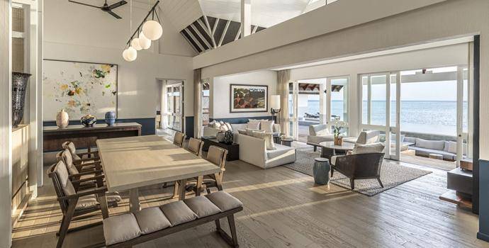 Sunrise Three-Bedroom Water Suite,  Four Seasons Resort Maldives at Landaa Giraavaru