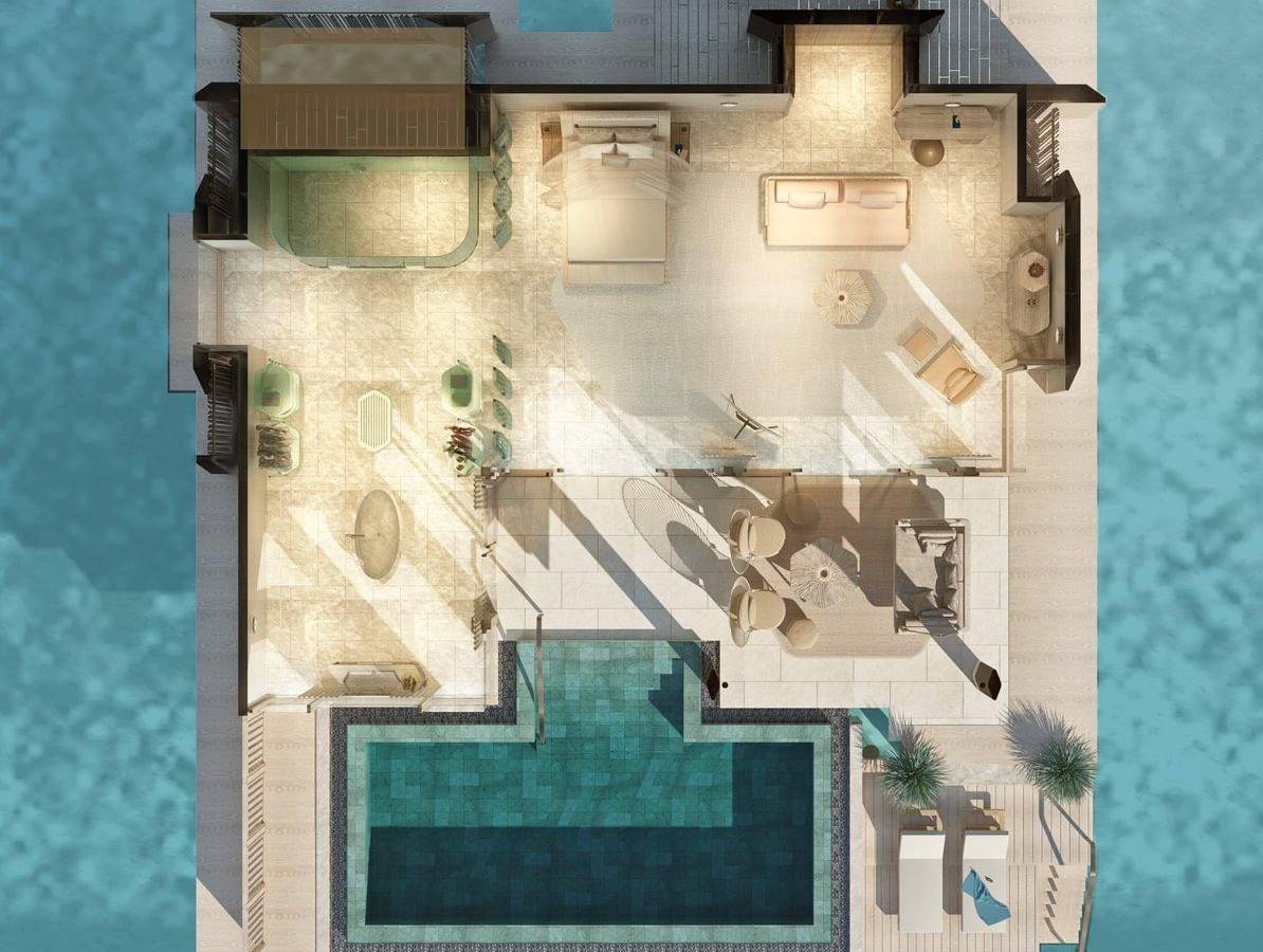 JOALI BEING | Grand Ocean Pool Villa | Floorplan