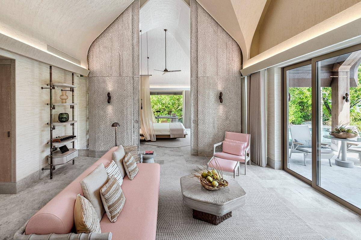 JOALI BEING | Grand Beach Pool Villa | Wohnzimmer