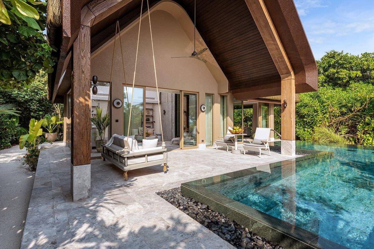 JOALI BEING | Grand Beach Pool Villa | Terrasse mit Pool