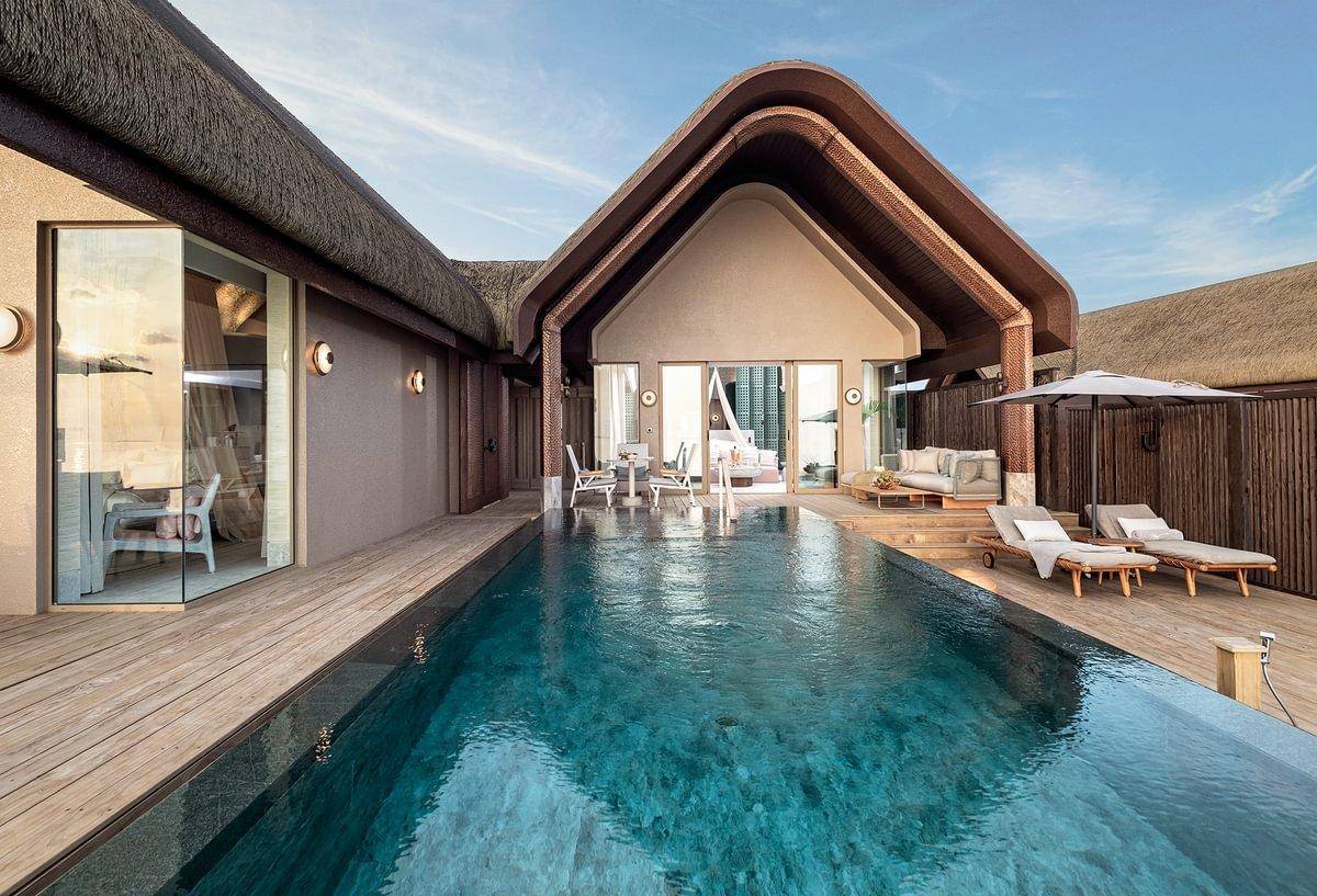 JOALI BEING | Two Bedroom Ocean Pool Villa | Terrasse mit Pool