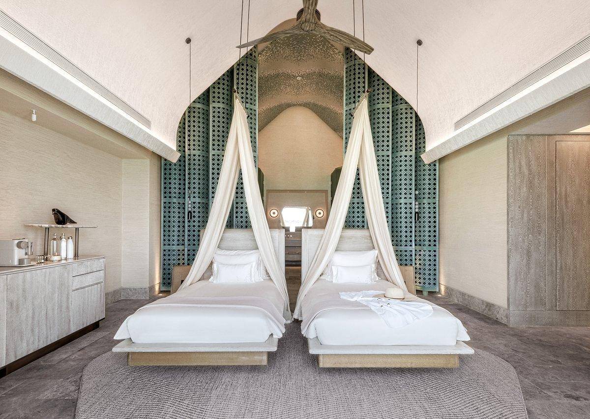 JOALI BEING | Grand Two Bedroom Ocean Pool Villa | Twin Bedroom