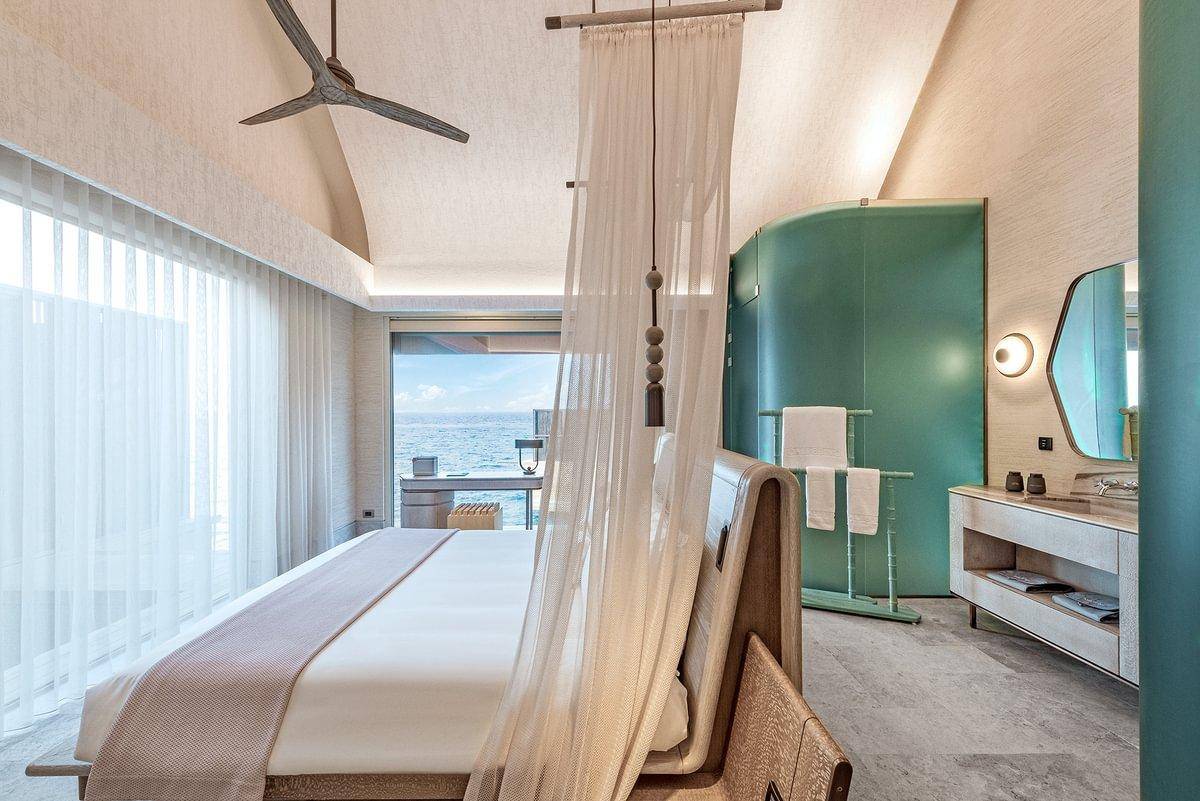 JOALI BEING | Four Bedroom Wellbeing Private Ocean Residence | Master Bedroom