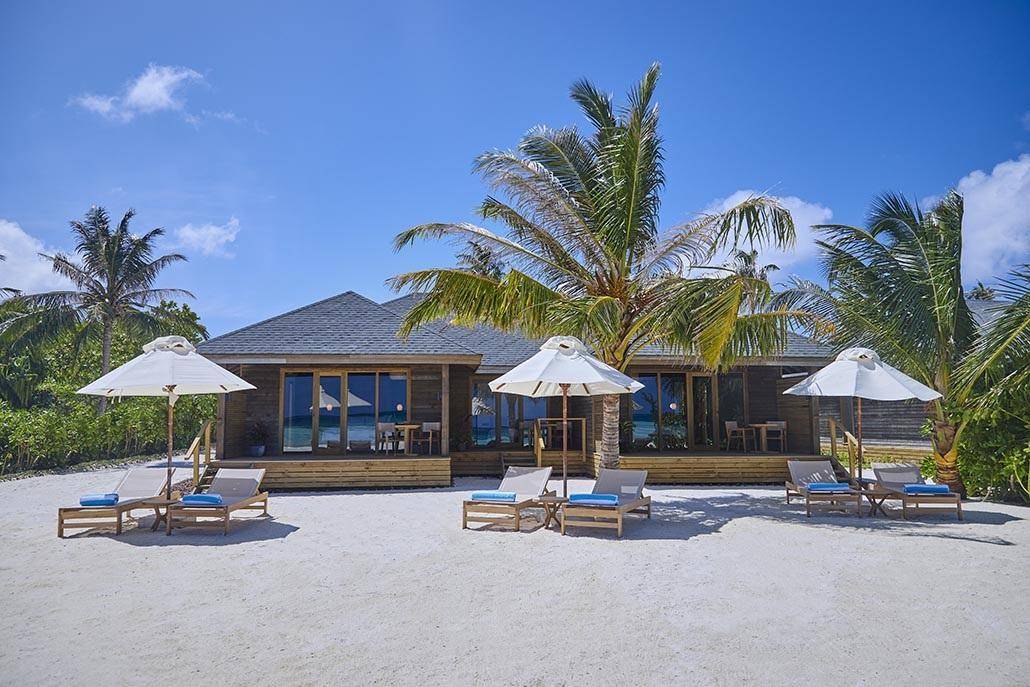 Jawakara Islands Maldives, Malediven, Dheru Three Bedroom Villa, Außenansicht