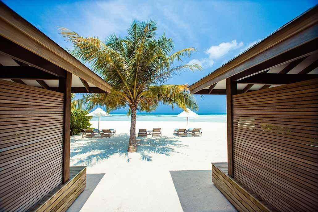 Jawakara Islands Maldives, Malediven, Dheru Three Bedroom Villa, Strand