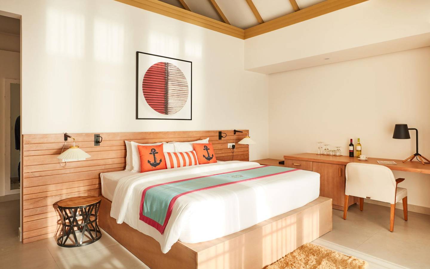 Sun Siyam Iru Veli, Malediven, Beach Villa with Pool, Schlafzimmer