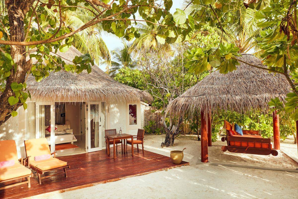 Sun Siyam Vilu Reef, Malediven, Deluxe Beach Villa, Außenbereich