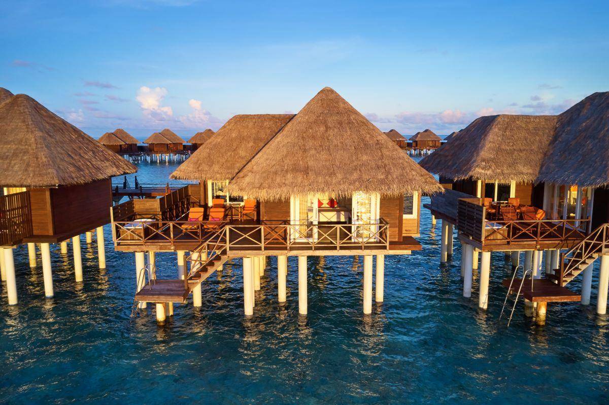 Sun Siyam Vilu Reef, Malediven, Sunset Reef Villa, Außenansicht