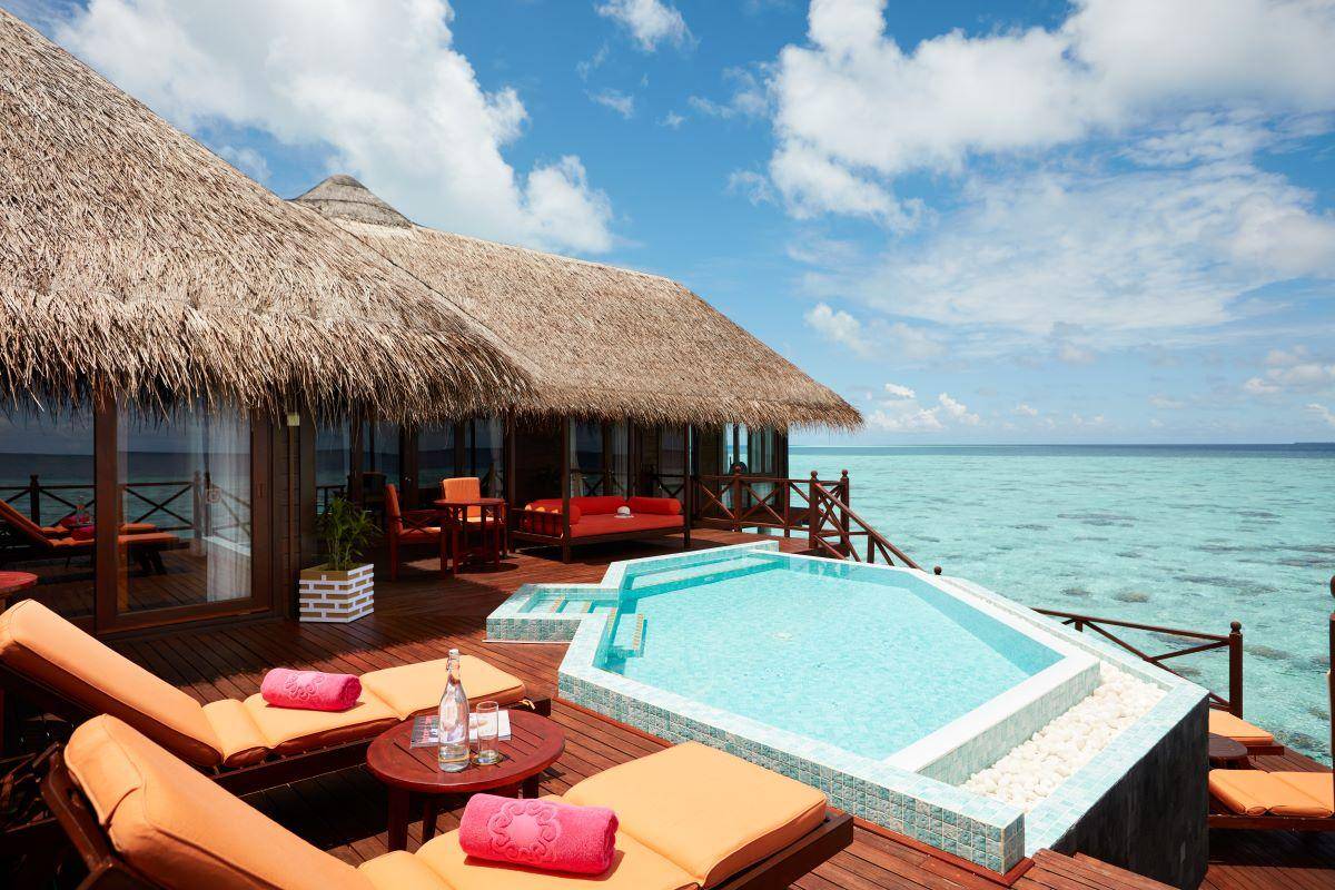 Sun Siyam Vilu Reef, Malediven, Two Bedroom Water Villa with Pool, Infinity Pool