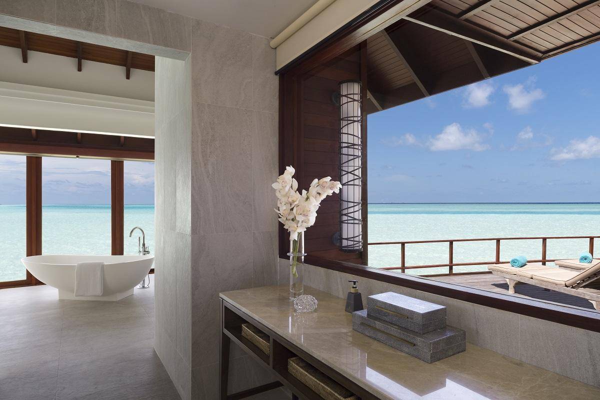 Sunrise Over Water Villa