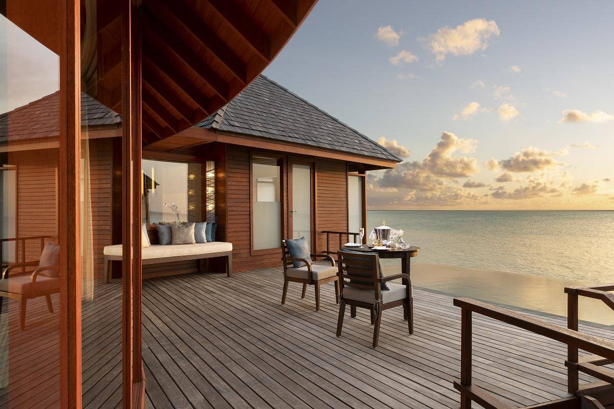 Sunset Over Water Pool Villa