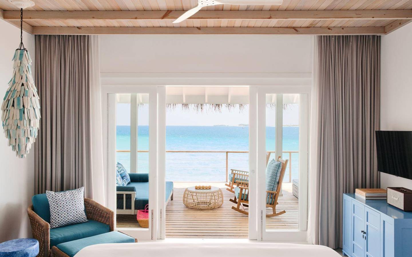 Seaside Finolhu, Baa Atoll, Maldives, Lagoon Villa, Ausblick