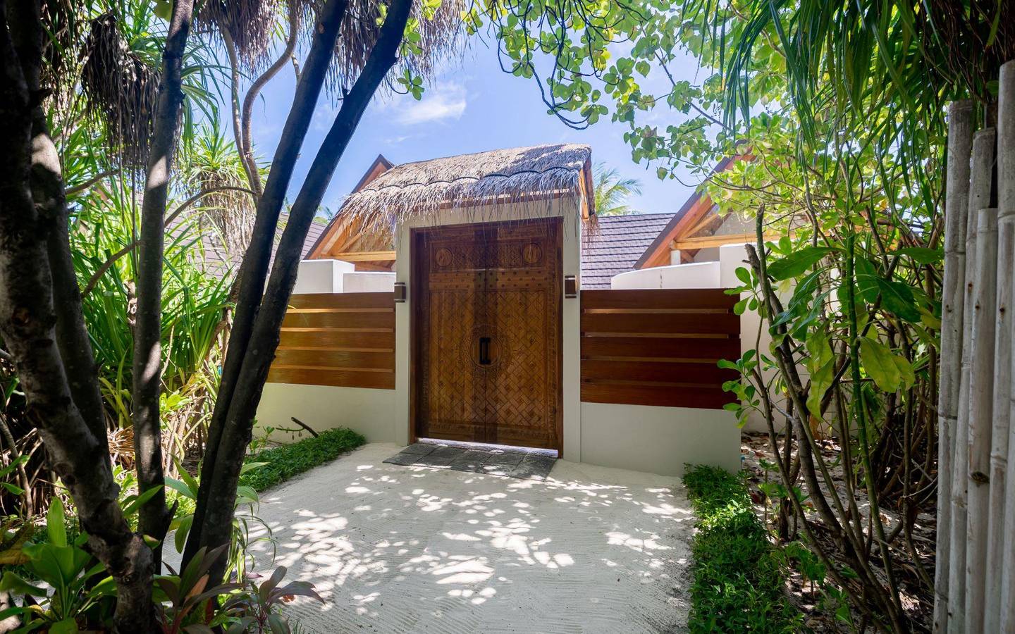 Fushifaru Maldives, Premium Beach Duplex Villa, Eingangsbereich