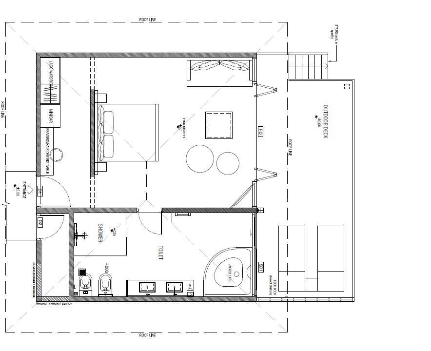 Cocoon Maldives, Lagoon Suite, Grundriss