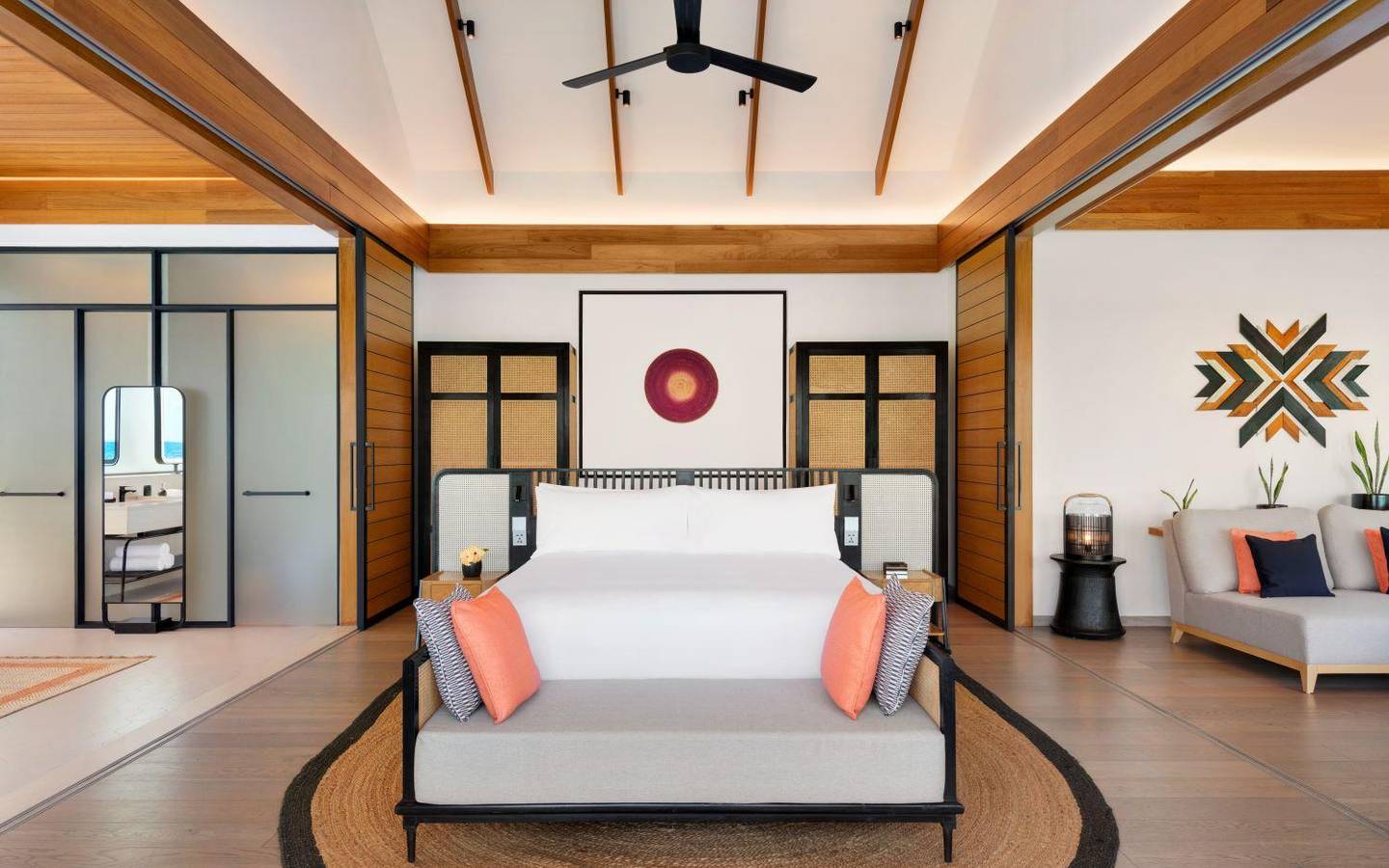 Hilton Maldives Amingiri, One Bedroom Overwater Suite with Pool, Schlafen