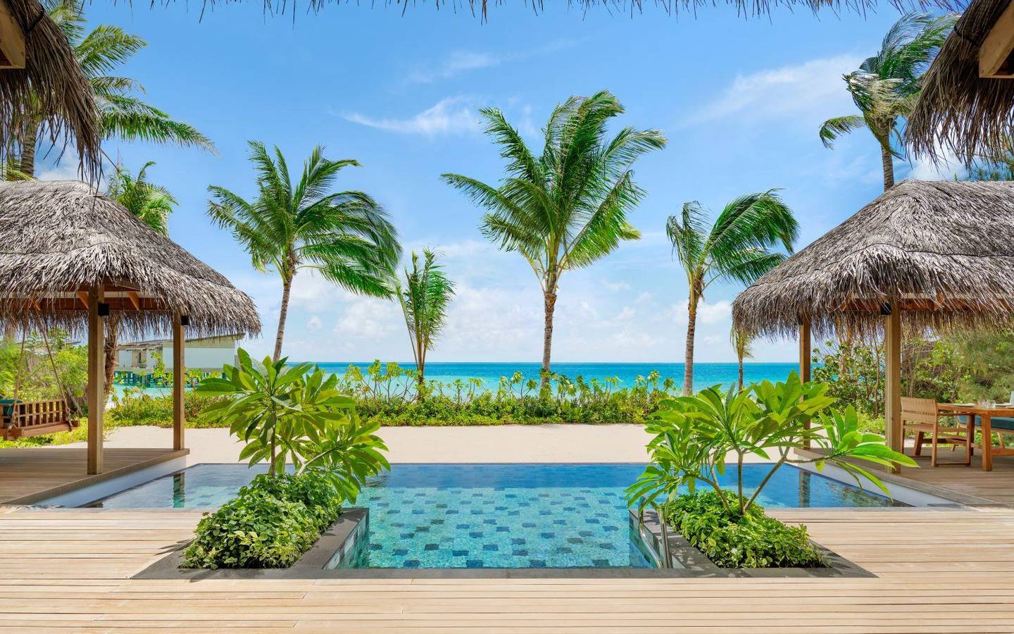Hilton Maldives Amingiri, Two Bedroom Beach Pool Villa, Pool