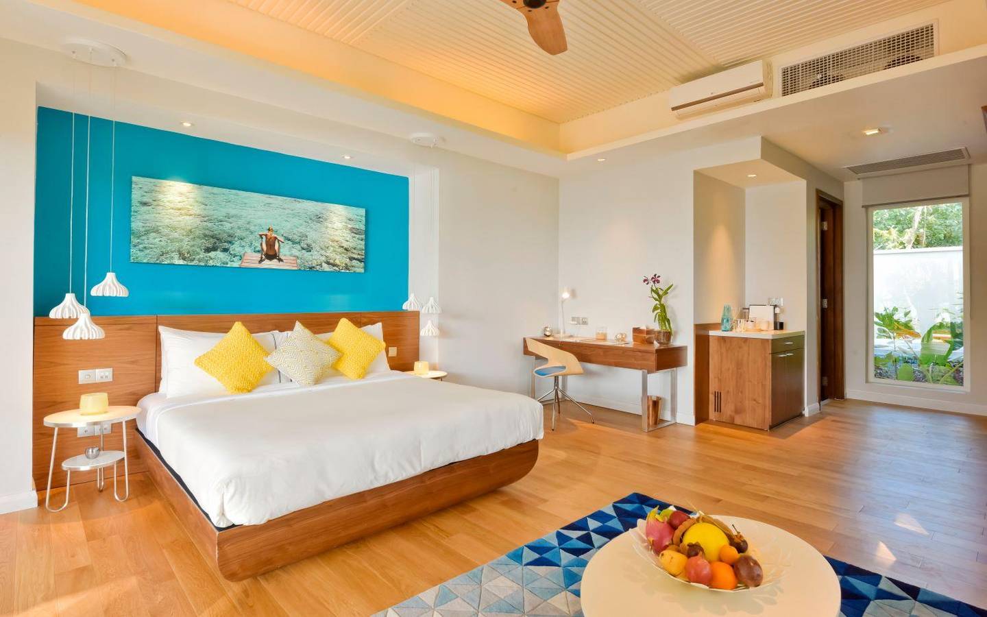 Kandima, Sunrise Beach Pool Villa with Swirl Pool, Schlafzimmer