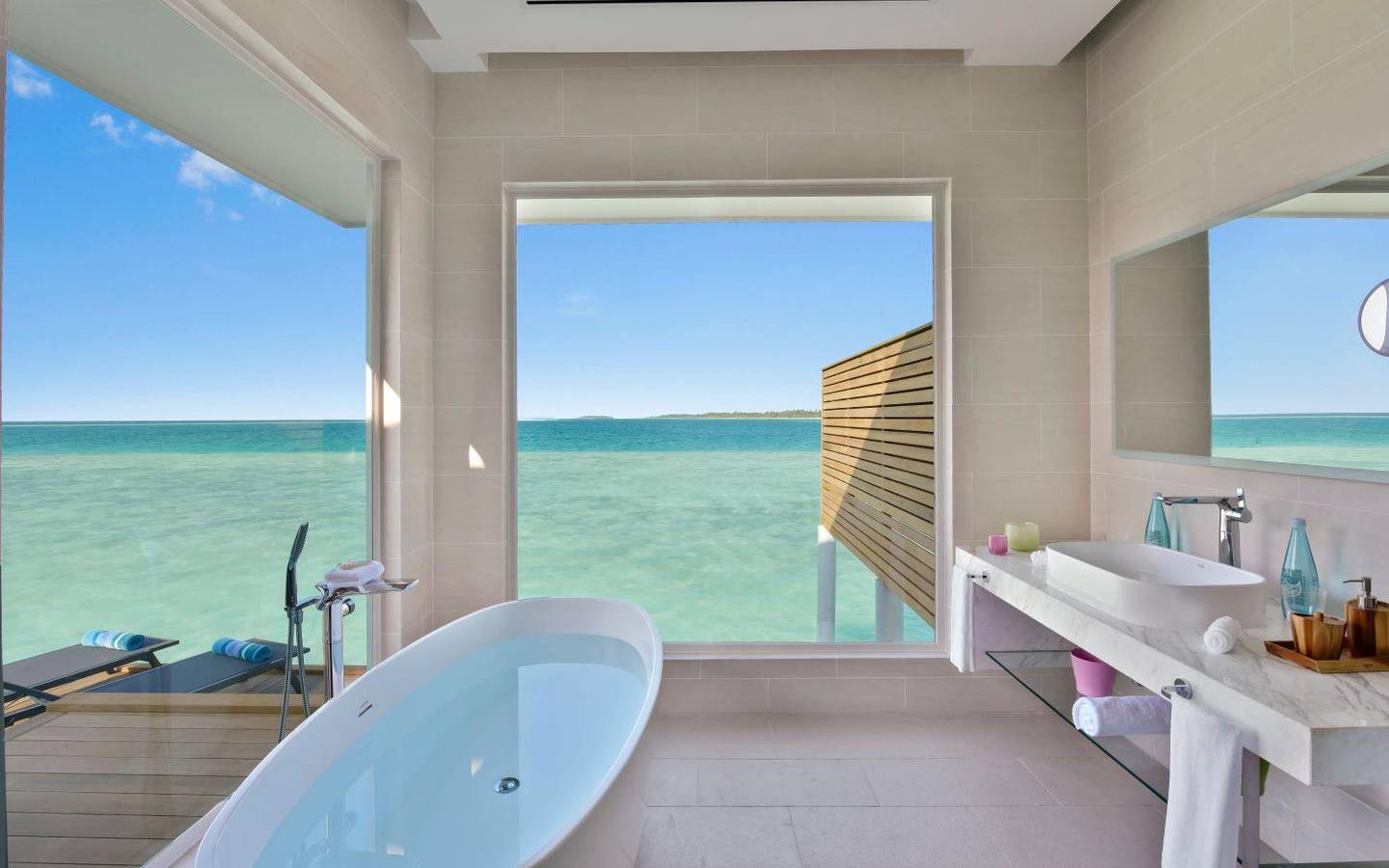 Kandima, Aqua Villa with Swirl Pool, Badezimmer
