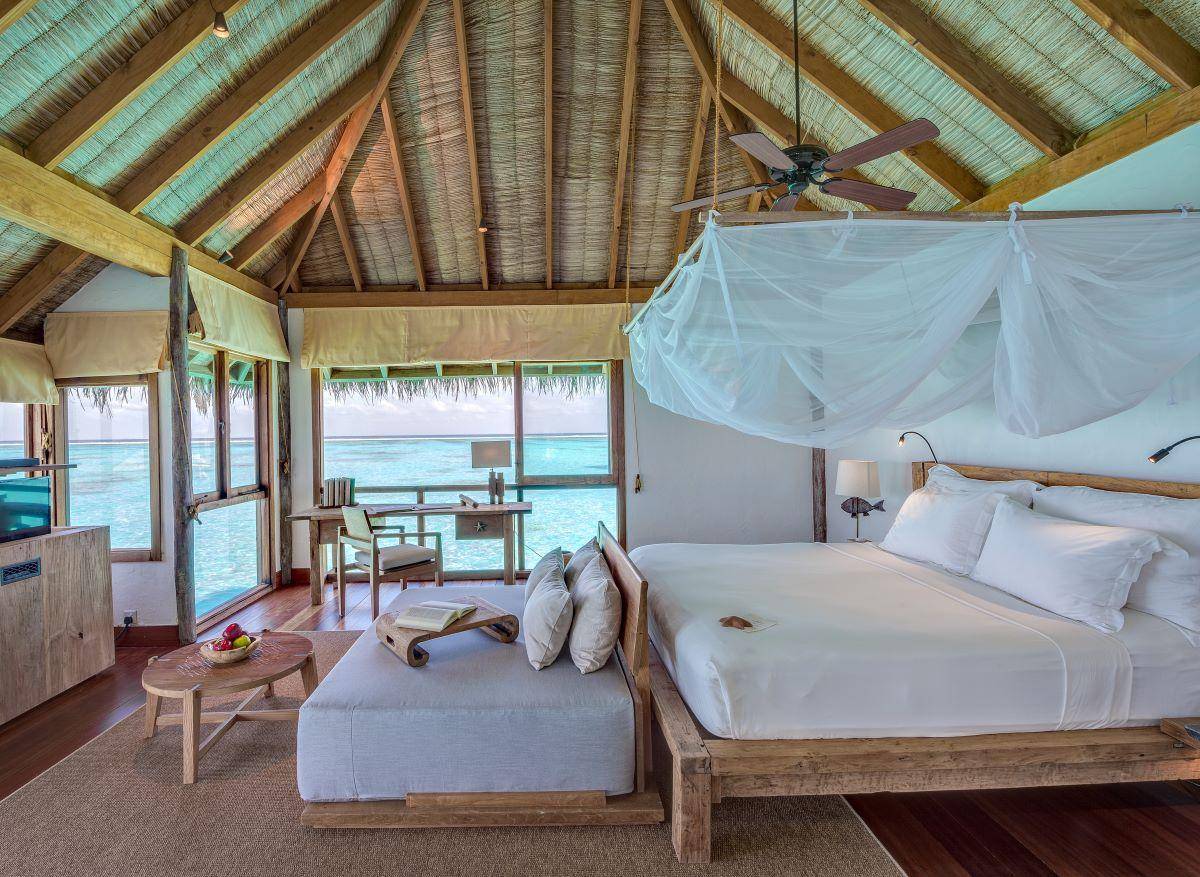 Gili Lankanfushi, Lagoon Villa, Schlafen