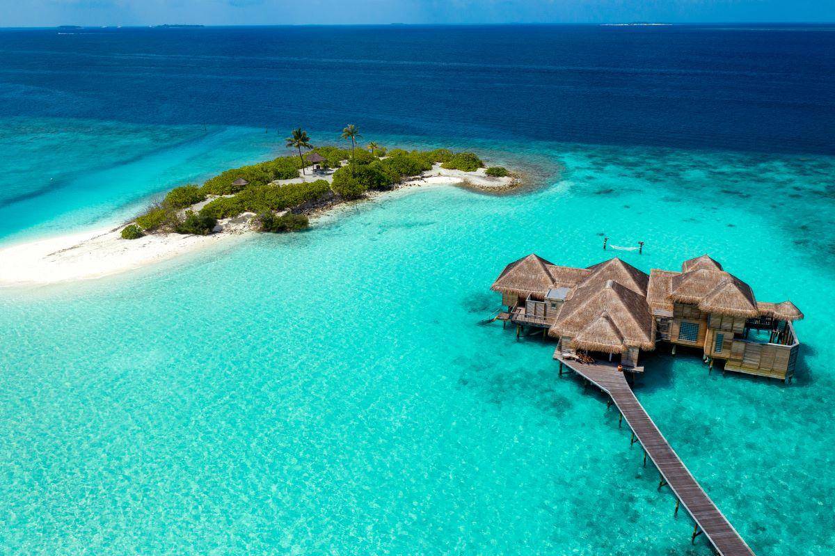 Gili Lankanfushi, Family Villa, Luftaufnahme