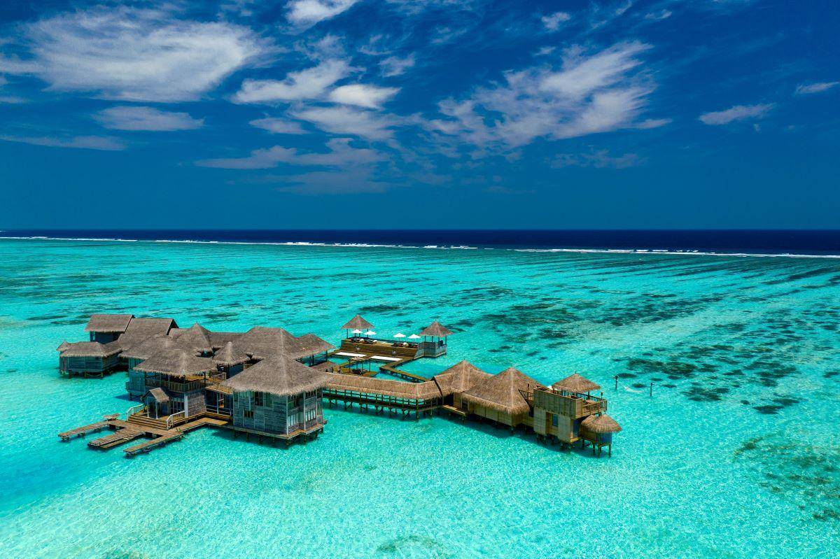 Gili Lankanfushi, The Private Reserve, Luftaufnahme