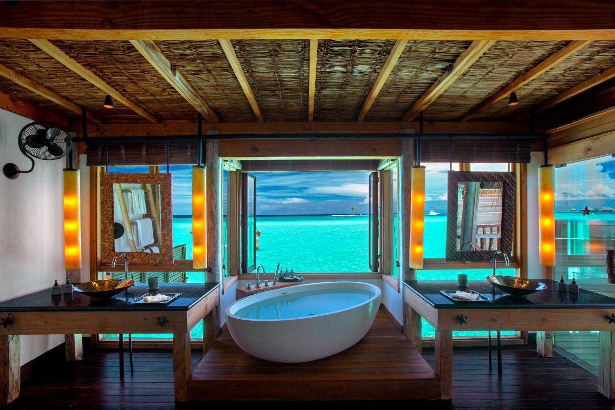 Gili Lankanfushi, Gili Lagoon Residence, Badezimmer