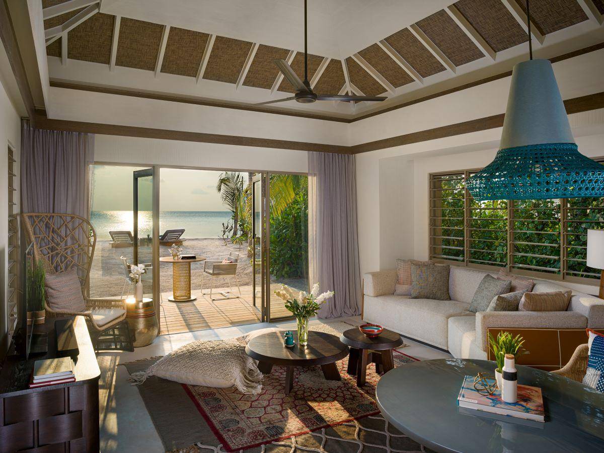 InterContinental Maldives Maamunagau Resort, Two Bedroom Family Lagoon Pool Villa, Wohnen