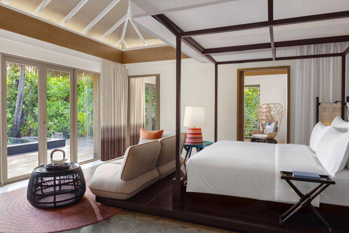 InterContinental Maldives Maamunagau Resort, Family Beach Pool Villa, Wohnen