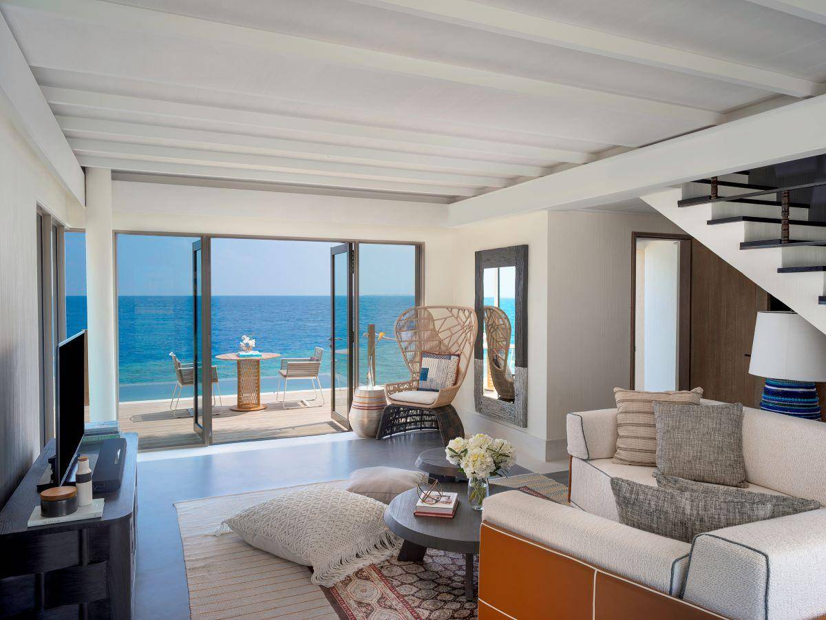 InterContinental Maldives Maamunagau Resort, Two Bedroom Family Lagoon Pool Villa, Wohnen