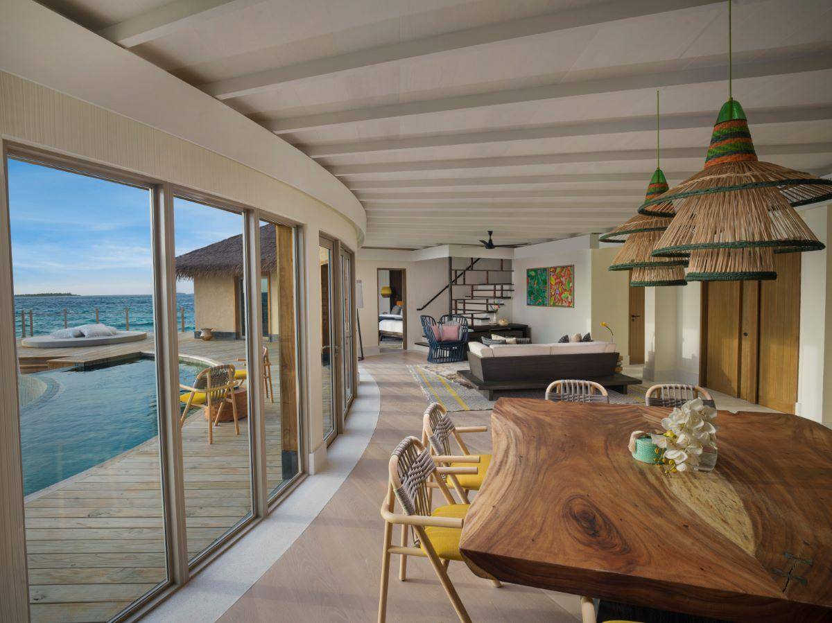 InterContinental Maldives Maamunagau Resort, Three Bedroom Overwater Pool Residence, Wohnen